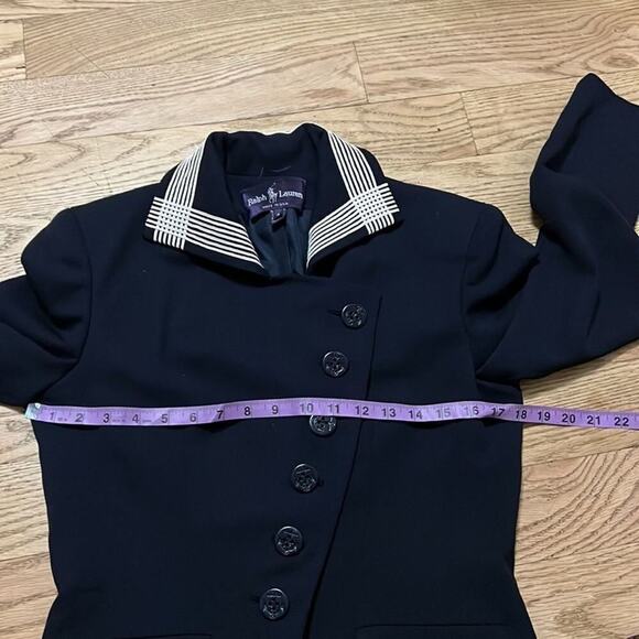 RALPH LAUREN VINTAGE‎ BLAZER SIZE 4 - Picture 9 of 9